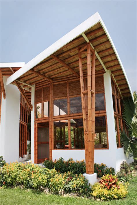 Bamboo guadua casa chinauta | Estructura de acceso. Elaborad… | Flickr