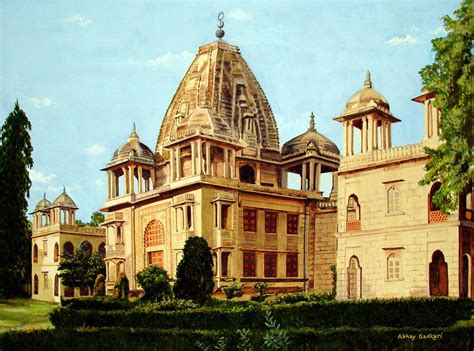 Kirti Mandir Painting by Abhay Gadkari