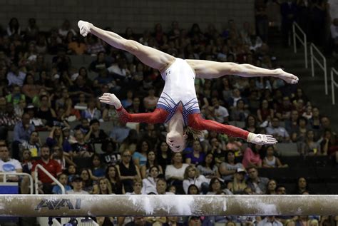 USA gymnast Madison Kocian at the Olympics Trials Womens Gymnastics ...