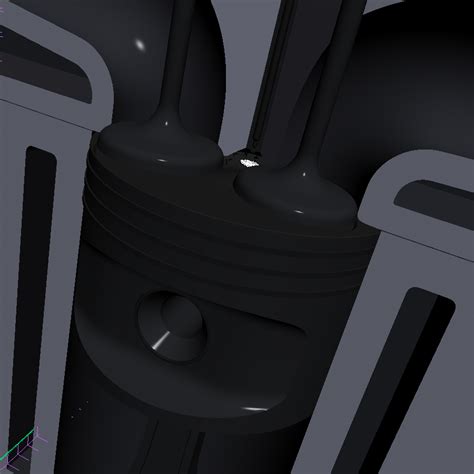 3D diesel engine cylinder animation - TurboSquid 1261755