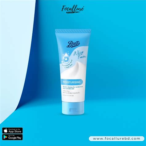 Boots Hyaluronic Acid & Aloe Vera Whip Foam Moisturising Face Wash -100ml - Focallure