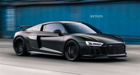 All-Black Audi R8 V10 Plus Looks Like A Four-Wheel Stealth Bomber ...