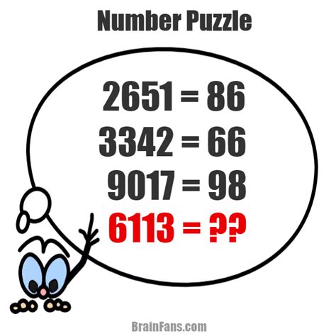 Number puzzle | Number And Math Puzzle - BrainFans