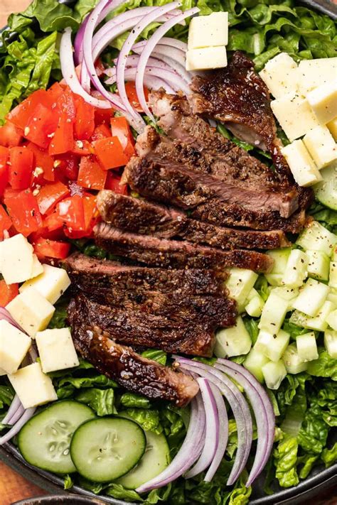 Easy Steak Salad Recipe - Dinner, then Dessert