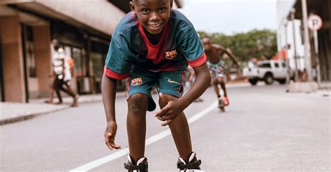 Closeup of a Boy Roller Skating in a City · Free Stock Photo