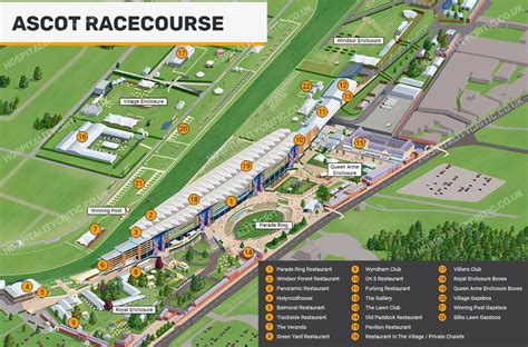 Royal Ascot Enclosure Map