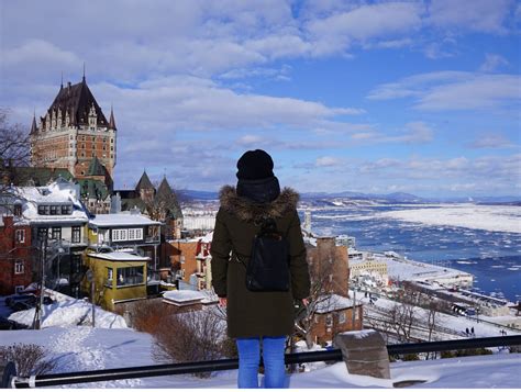 Exploring Quebec City – Winter Scene