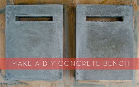 How To: Make a Simple, Sleek DIY Bench using Concrete and Cedar ...