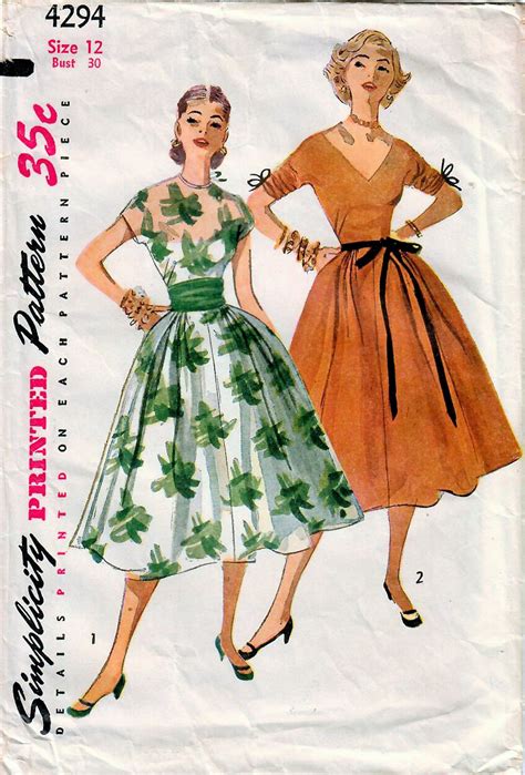 Free Vintage Dress Patterns 1950s Rockabilly Halter Swing Dress Free Pattern Pattern Here ...