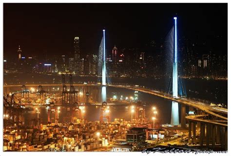 Stonecutters Bridge - SkyscraperPage Forum | Cable stayed bridge, Two towers, Bridge