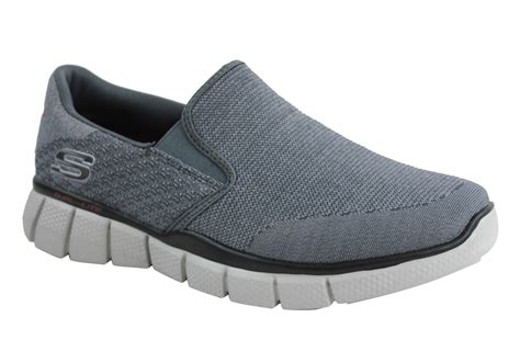 Skechers Equalizer 2.0 Mens Memory Foam Slip On Shoes | Brand House Direct