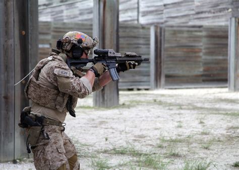 Military Armament | SEALs with Naval Special Warfare Group 2 engaging...