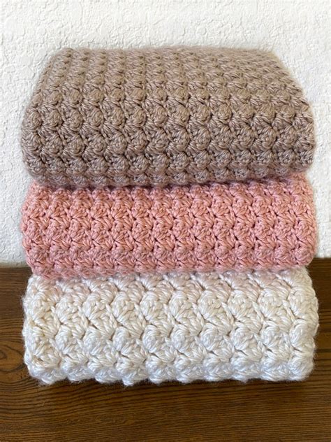 Crochet Baby Blanket Pattern Chunky Crochet Blanket Easy - Etsy