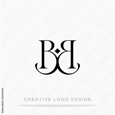 Vetor de letter BB luxury vintage logo design template vector ...