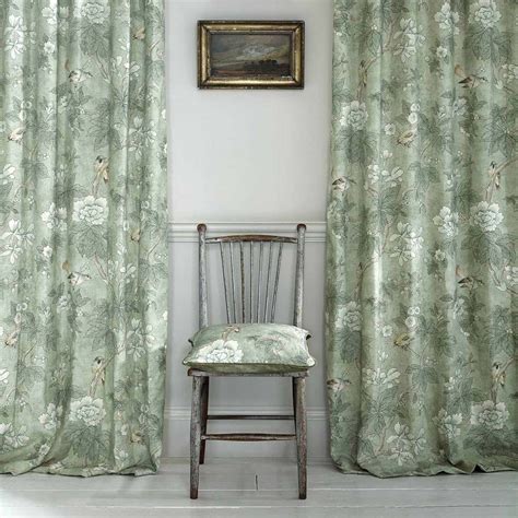 Chiswick Grove Fabric | Living room styles, Sage green curtains, Living ...