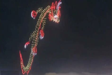 Wait, What? Viral Video Shows ‘Drone Dragon’ In China Sky, Netizens Amazed