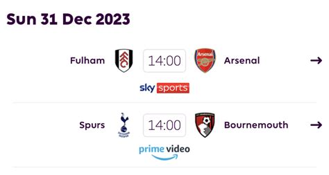 Spurs Vs Bournemouth now televised on Prime in UK : r/coys