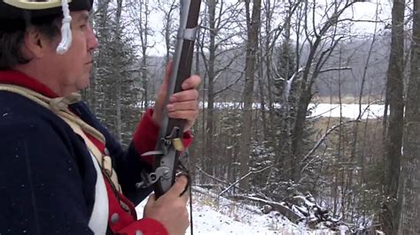 Loading and Firing a Musket - YouTube