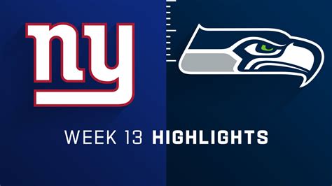 New York Giants vs. Seattle Seahawks highlights | Week 13