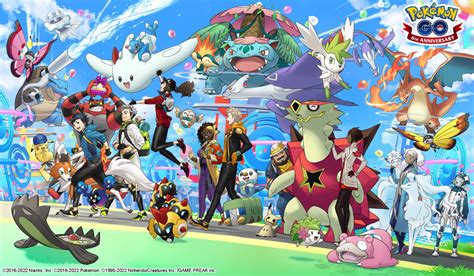 Happy Sixth Anniversary Pokémon GO! | Pokémon GO Hub