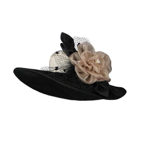Free Women Black Hat with Flower 11234861 PNG with Transparent Background