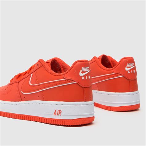 Kids Youth Red Nike Air Force 1 Trainers | schuh