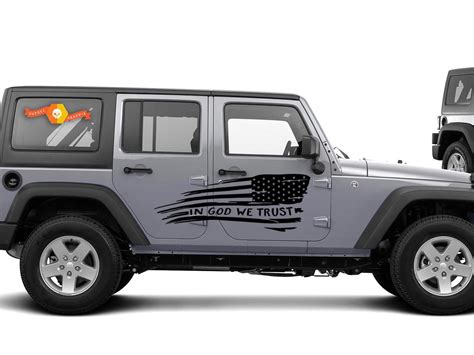 Jeep Wrangler Flag Side Decals - About Flag Collections