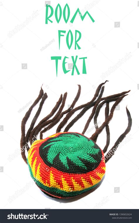 Rastafarian Hat Isolated On White Room Stock Photo 1390652624 | Shutterstock