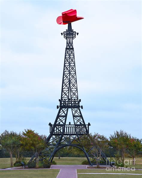 Eiffel Tower in Paris Texas Photograph by Catherine Sherman - Pixels