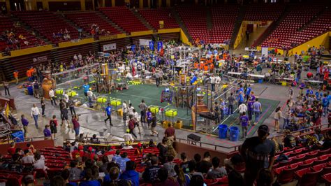 Robots battle for FIRST Robotics Competition State Championship