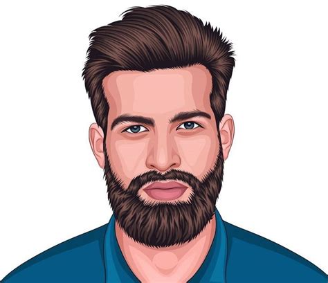 Find the best global talent. | Vector portrait illustration ...