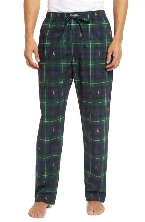 Polo Ralph Lauren Cotton Plaid Woven Pajama Pants in Blue for Men - Lyst