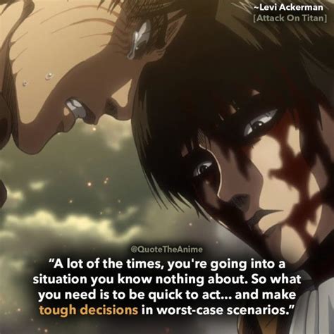 Levi Ackerman Quotes Season 4 - Their blood is special , and they dont ...