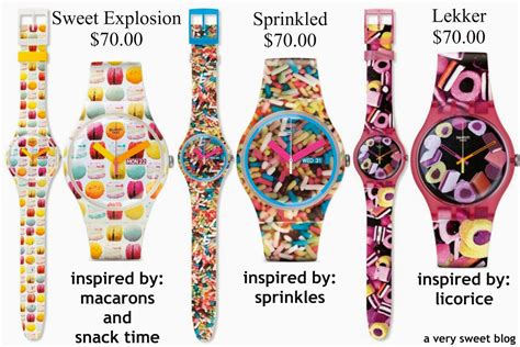 Swatch Watches: Pastry Chefs Collection | A Very Sweet Blog