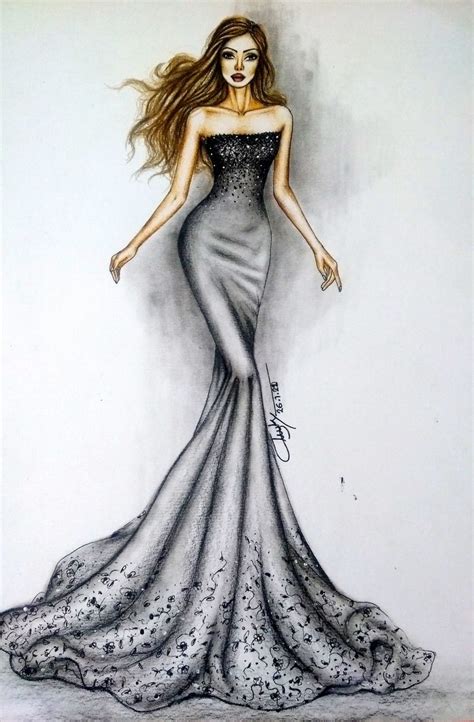 Fashion Illustrations Dresses