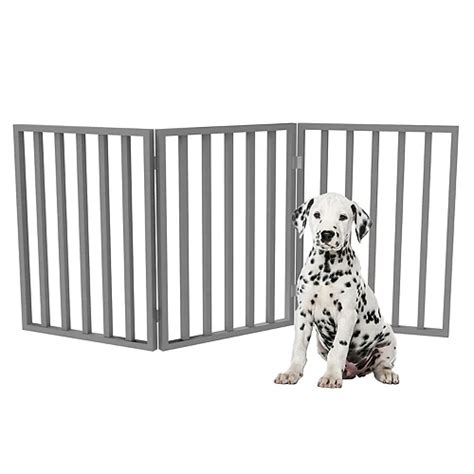 PetMaker Folding 3-Panel Wooden Pet Gate