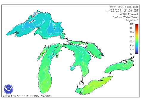 The 5 Great Lakes Water Temps All At Record Levels - Heating Up Concerns