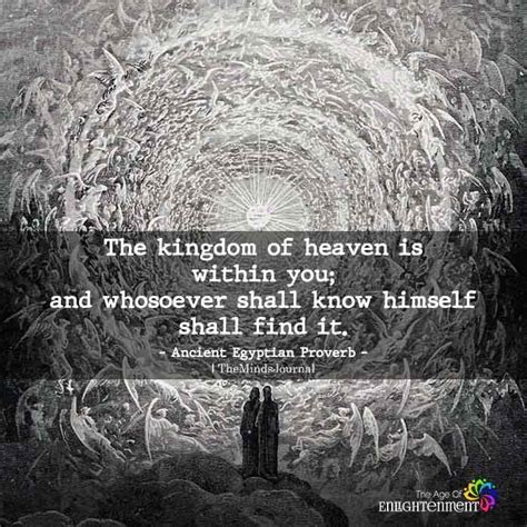 The Kingdom Of Heaven Is Within You | Kingdom of heaven, Wisdom quotes ...