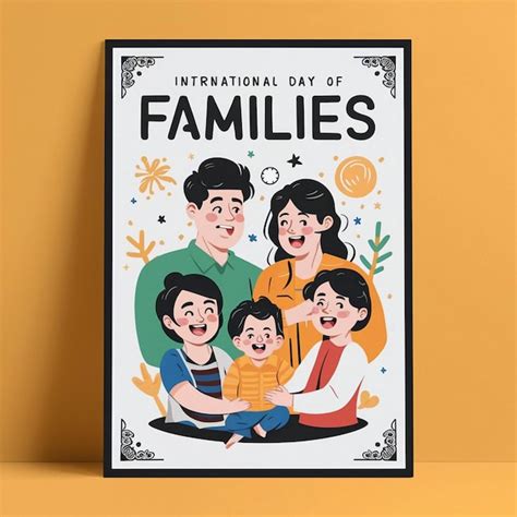 Premium Photo | International Day Of Families Poster Design