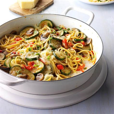 Vegetarian Linguine Recipe | Taste of Home