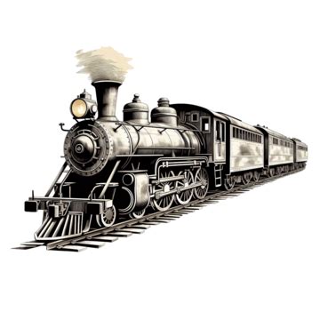 Vintage Steam Locomotive, Locomotive, Steam, Train PNG Transparent Image and Clipart for Free ...