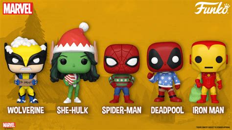 SDCC 2023: Funko Reveals New Holiday Pops | Marvel