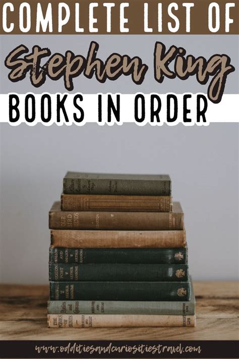 Looking for Stephen King books? Here's a complete list of all stephen ...