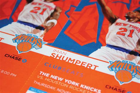 NY Knicks 2013-14 Season Tickets on Behance