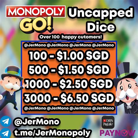 Monopoly GO! Dice UNCAPPED ACCOUNTS ONLY, Video Gaming, Gaming Accessories, In-Game Products on ...