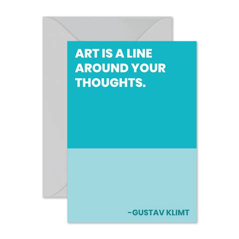 Gustav Klimt - "Art is a line..." – My World