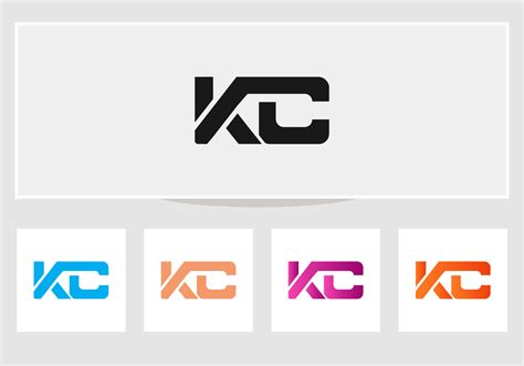 Modern KC Logo Letter Design Template 17424408 Vector Art at Vecteezy