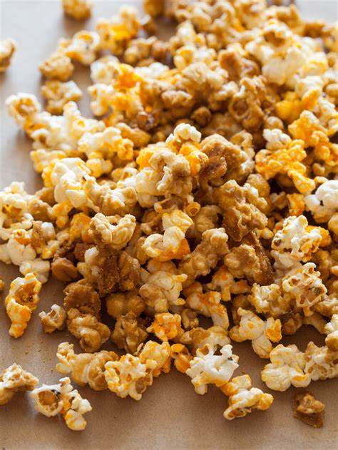 Cheddar and Caramel Popcorn Mix recipe | Spoon Fork Bacon