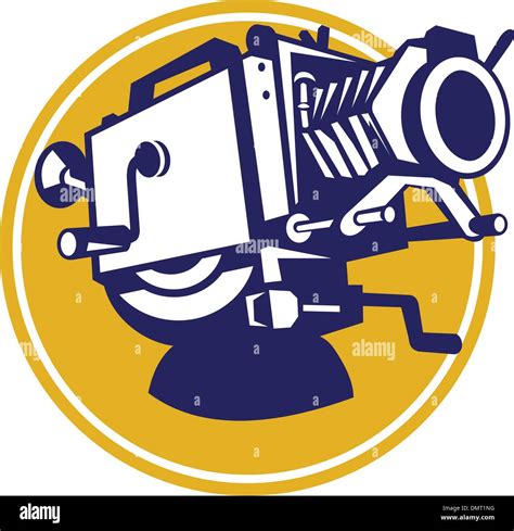 Vintage Movie Film Camera Retro Stock Vector Image & Art - Alamy