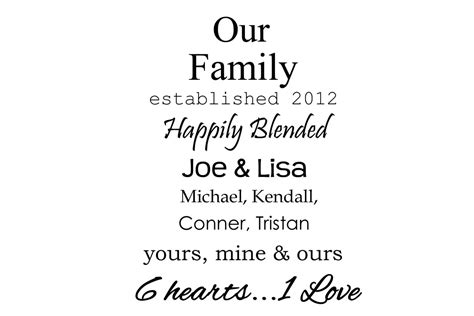 Blended family Poems